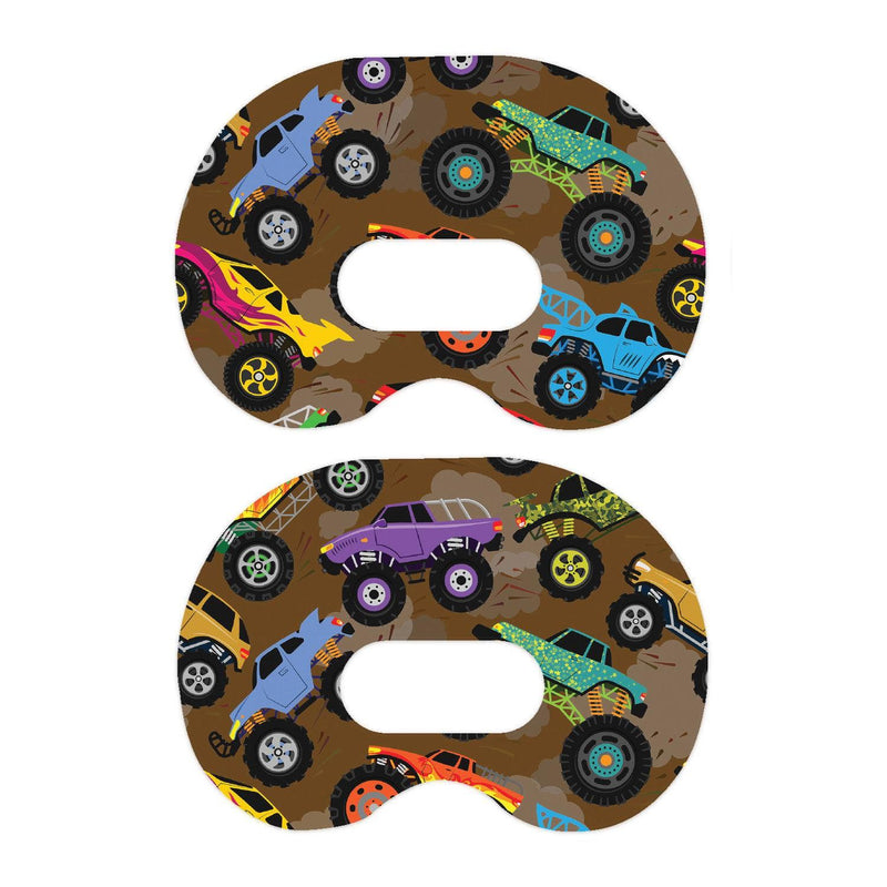 Peelz Monster Trucks Medtronic Guardian Connect Patch Tape - Pump Peelz Patch Medical Tape