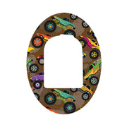 Peelz Monster Trucks Pod Patch Tape - Pump Peelz Patch Medical Tape