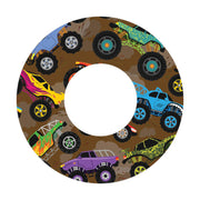 Peelz Monster Trucks Patch  Tape Designed for the FreeStyle Libre 2 Patch Medical Tape