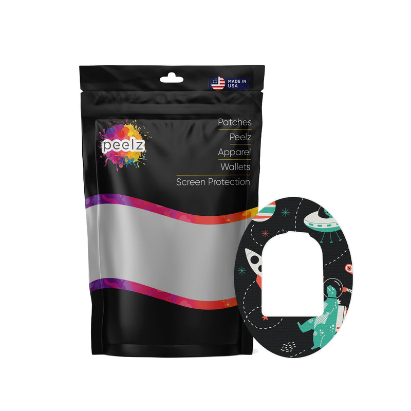 Peelz Monster in Space Pod Patch Tape - Pump Peelz Patch Medical Tape