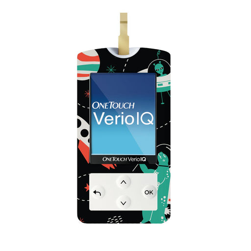 Peelz Monster in Space for OneTouch Verio IQ Glucometer Peelz/Stickers