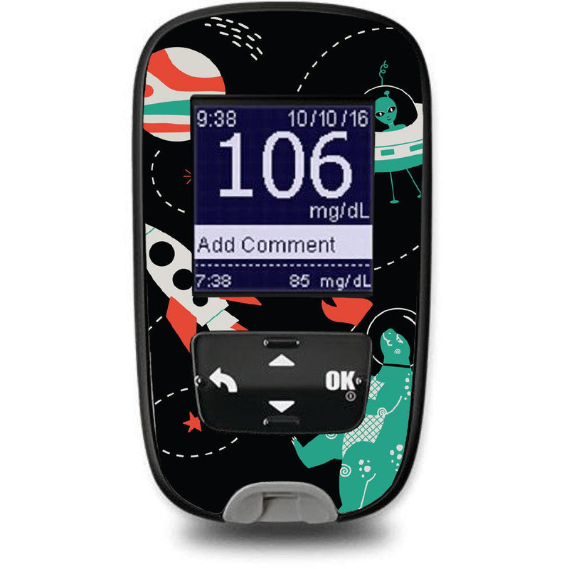 Peelz Monster in Space for the Accu-Chek Guide Glucometer Peelz/Stickers