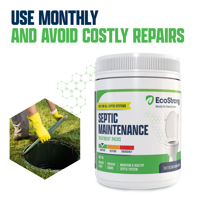 EcoStrong Septic Tank Treatment Packs Drain & Septic > Septic System Maintenance