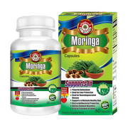 Adiva Naturals Moringa Daily Vitality Boost 60 Capsules STACK IT. SAVE MORE. STAY UP. Capsules White Smoke