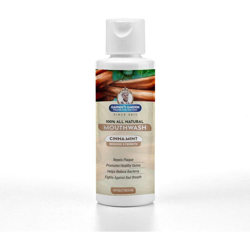 Garner's Garden Travel Sized - Natural Mouthwash | H2O2 | Fluoride Free Oral Care