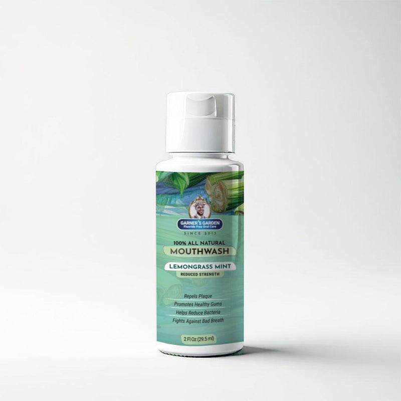 Garner's Garden Travel Sized - Natural Mouthwash | H2O2 | Fluoride Free Oral Care