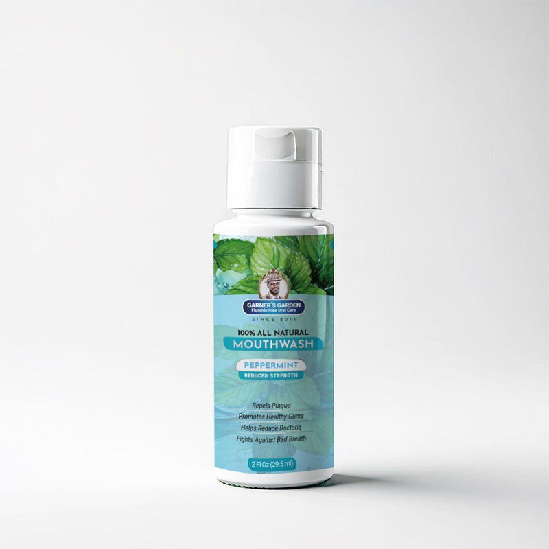 Garner's Garden Travel Sized - Natural Mouthwash | H2O2 | Fluoride Free Oral Care