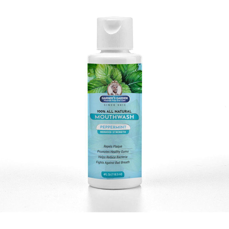 Garner's Garden Travel Sized - Natural Mouthwash | H2O2 | Fluoride Free Oral Care