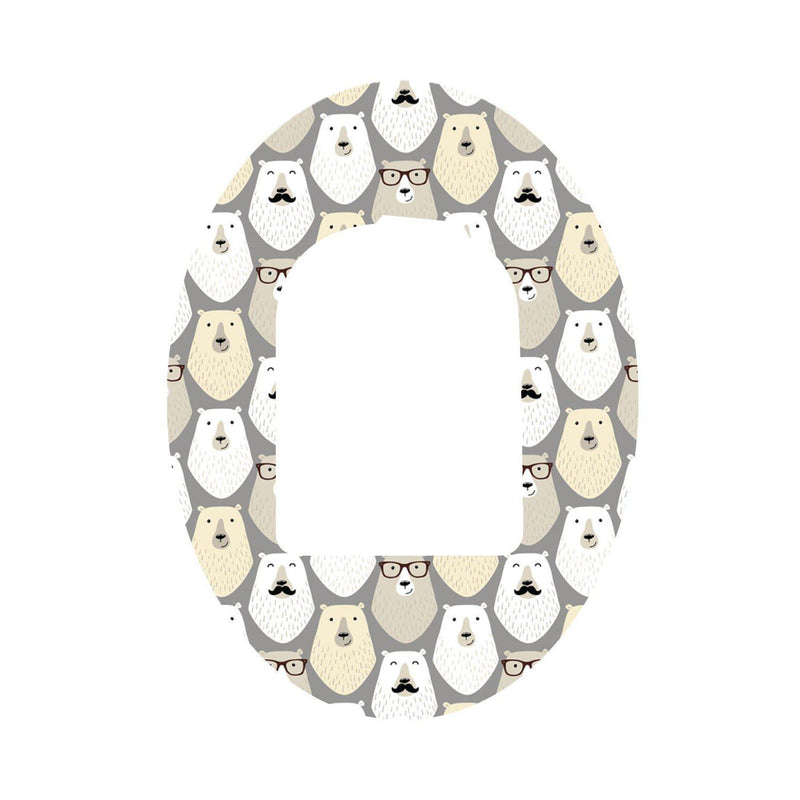Peelz Mr. Bear Pod Patch Tape - Pump Peelz Patch Medical Tape