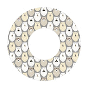Peelz Mr. Bear Patch  Tape Designed for the FreeStyle Libre 2 Patch Medical Tape