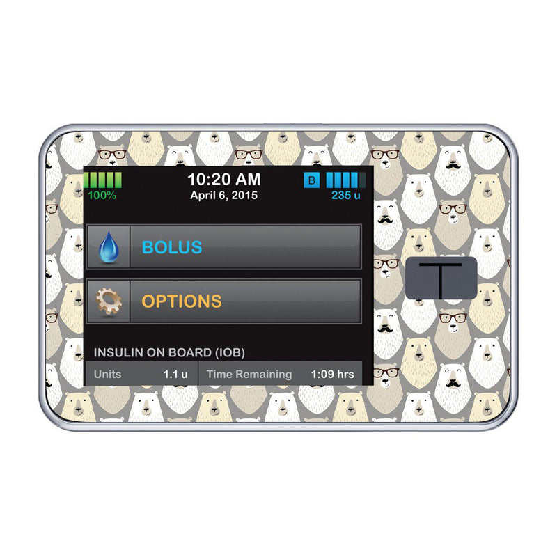 Mr. Bear Sticker for Tandem t:slim — Pasteur Pharmacy