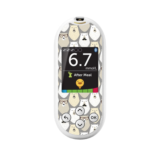 Peelz Mr. Bear for OneTouch Verio Reflect Glucometer Peelz/Stickers