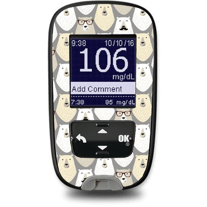 Peelz Mr. Bear for the Accu-Chek Guide Glucometer Peelz/Stickers