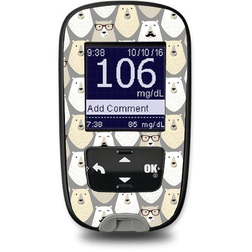 Peelz Mr. Bear for the Accu-Chek Guide Glucometer Peelz/Stickers