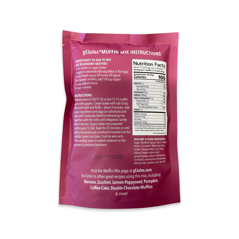 gfJules gfJules Gluten Free Muffin Mix