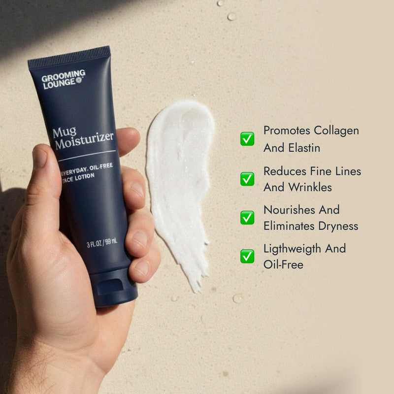 Grooming Lounge Grooming Lounge Mug Moisturizer - Oil-Free Face Moisturizer For Men Moisturizers