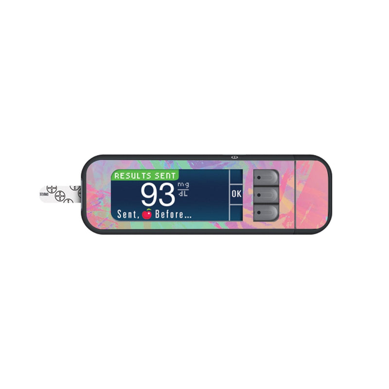 Peelz Multi-Color Sticker for Bayer Contour Next Glucometer Peelz/Stickers