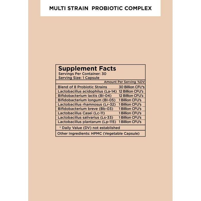 Zuma Nutrition - Multi-Strain Probiotic Complex