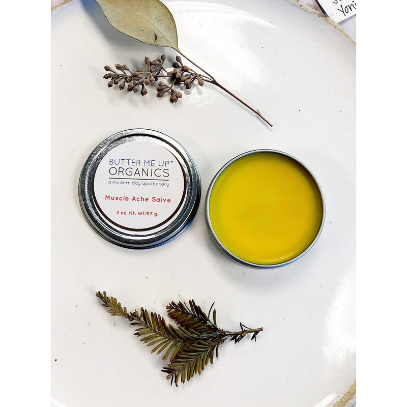 Butter Me Up Organics Organic Muscle Ache Salve w/ Cayenne / ZERO WASTE / Plastic Free Body