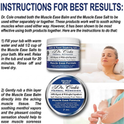 COLEHERBALS LLC 20 - Dr. Cole's Muscle Ease Soaking Salts Herbal White Smoke