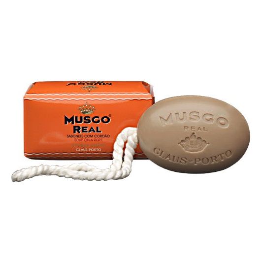 Musgo Real Orange Amber Soap on A Rope 190g (Old Packaging)
