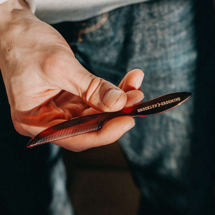 Brooklyn Grooming - Men'S Handmade Mustache - Beard Comb