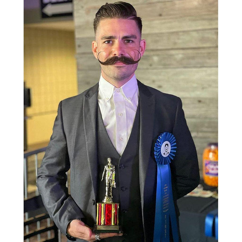 Death Grip Death Grip Bare Bones All-Natural Medium Hold Mustache Wax 1 oz Mustache Wax