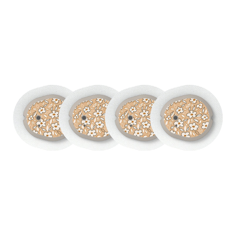 Peelz Muted Floral Designed for the DEXCOM G7 and Stelo Transmitter Peelz/Stickers