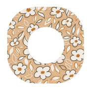 Peelz Muted Floral Dexcom G7 and Stelo Patch Tape - Pump Peelz Patch Medical Tape