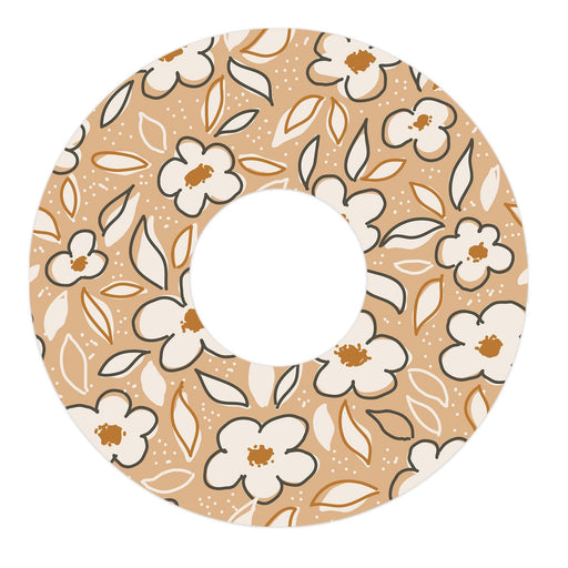 Peelz Muted Floral FreeStyle Libre 3 Plus & Lingo  Patch Tape - Pump Peelz Patch Medical Tape