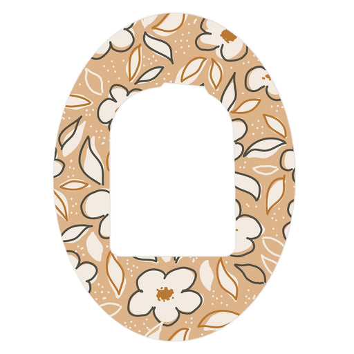 Peelz Muted Floral Pod Patch Tape - Pump Peelz Patch Medical Tape