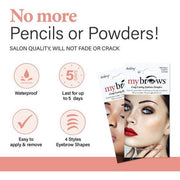 GodefroyBeauty MY BROWS LONG LASTING EYEBROW TRANSFERS Eyebrow Tattoos