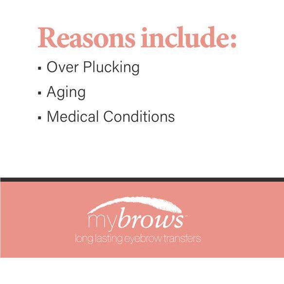 GodefroyBeauty MY BROWS LONG LASTING EYEBROW TRANSFERS Eyebrow Tattoos