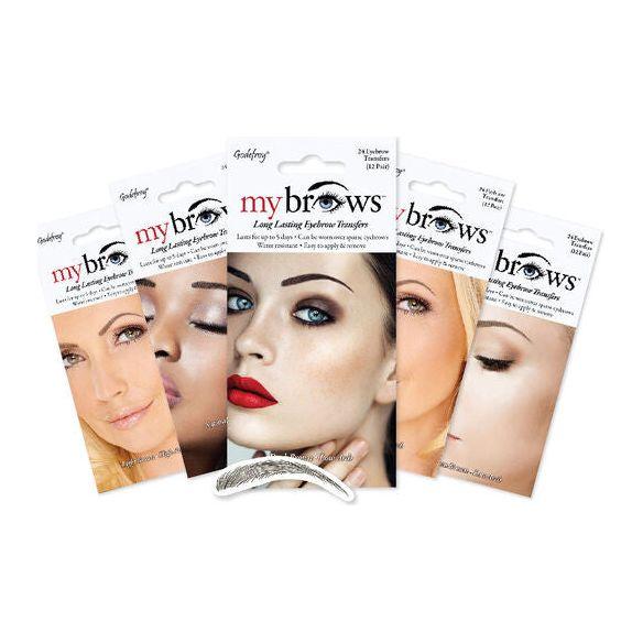 GodefroyBeauty MY BROWS LONG LASTING EYEBROW TRANSFERS Eyebrow Tattoos