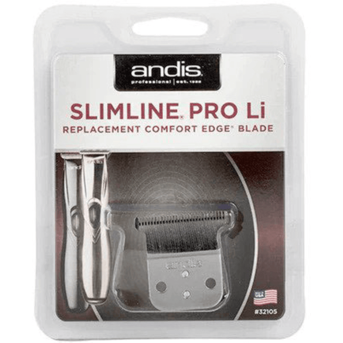 Andis Slimline Pro Close Cutting Li Trimmer Carbon-Steel T-Blade #32105