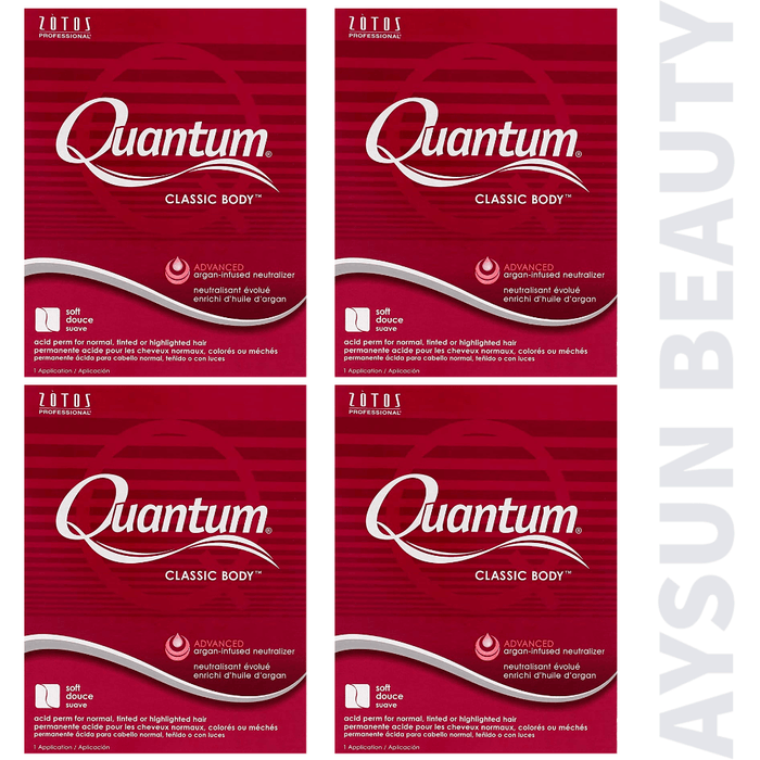 Zotos Quantum Perm Classic Body OR Extra Body OR Firm Option OR Ultra Firm 4 Pack