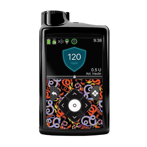 Peelz Mystic Dragons Sticker for Medtronic MiniMed 770G & 780G Peelz/Stickers