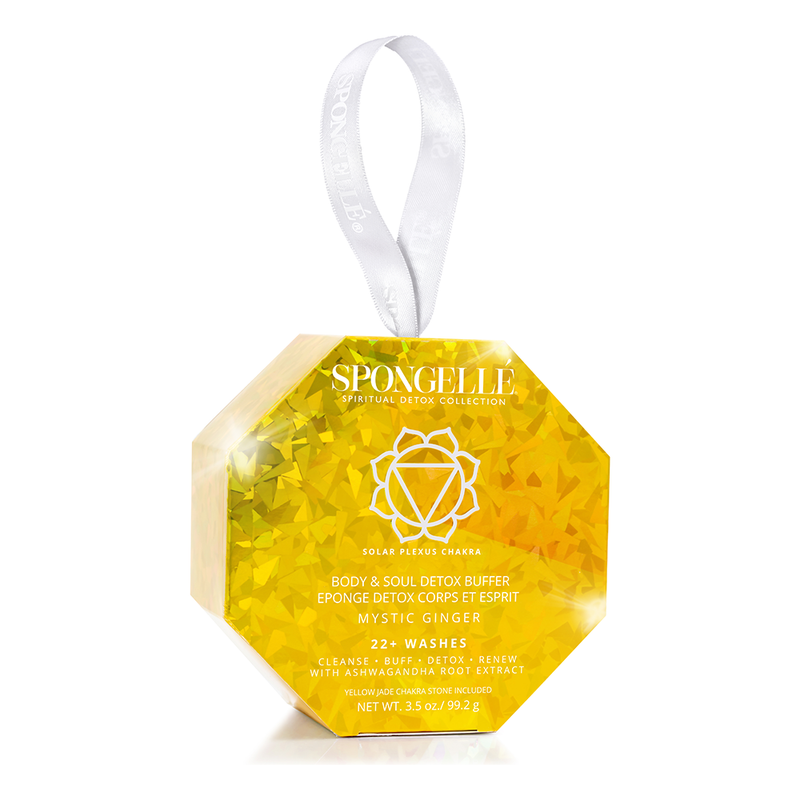 Spongellé Mystic Ginger | Spiritual Detox (Yellow Jade) Body Wash Infused Buffer
