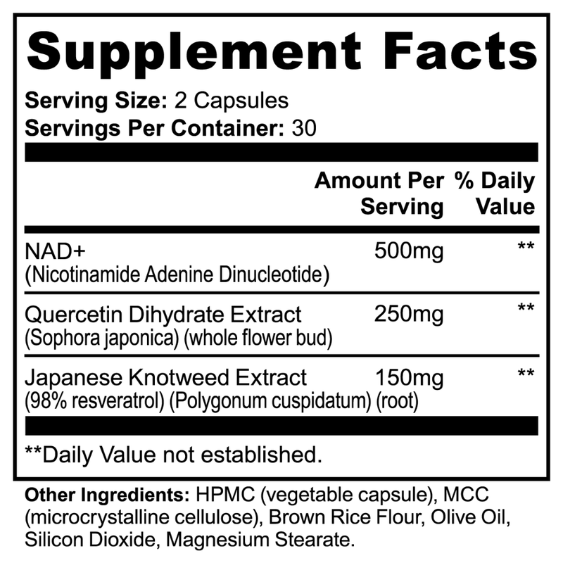 Mr. Lulu Skincare NAD+ Well Aging  Supplement