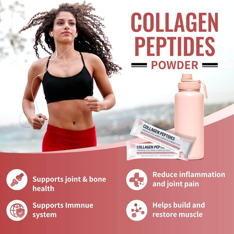 Nature Target Collagen Hair, Skin & Nails Peptides, 30 Packets Collagen