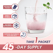 Nature Target 4-in-1 Probiotics, 100 Billion CFUs, 45 Packs Probiotic