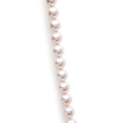 Bids.com 14K Yellow Gold 8.0x8.5mm Akoya Pearl Strand Necklace Necklaces