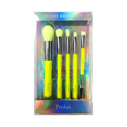 Prolux Cosmetics Deluxe 5 Piece Neon Brush Set BRUSH SET