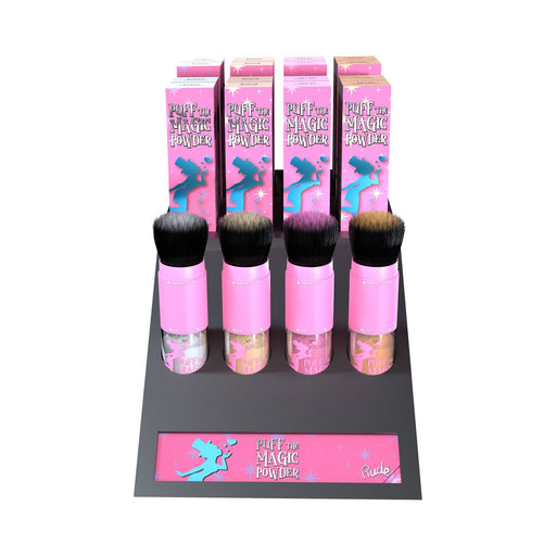 Rude Cosmetics Puff the Magic Mineral Setting Powder Display Set, 32PCS Powder