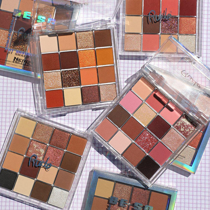 Rude Cosmetics - Rude Cosmetics - Be Square Pressed Pigments & Shadows - Geeky