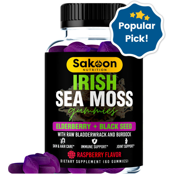 Sea Moss Gummies With Elderberry & Black Seed Oil