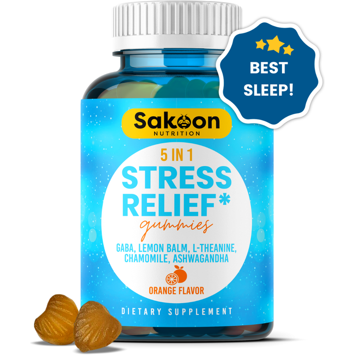 6 in 1 Stress Relief Gummies