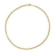 Bids.com Semi-Solid 14K Yellow Gold 4.5mm Miami Cuban Chain Necklace - Unisex Chain - 22 Inches Necklaces