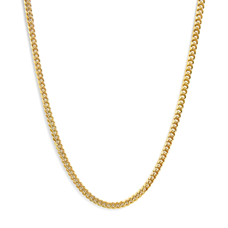 Bids.com Semi-Solid 14K Yellow Gold 6.1mm Classic Miami Cuban Chain Necklace - 22 Inches Necklaces