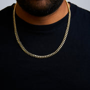 Bids.com Semi-Solid 14K Yellow Gold 6.1mm Classic Miami Cuban Chain Necklace - 22 Inches Necklaces